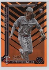 2025 Topps Update Holiday Orange & Black Foil Ryan Fitzgerald #US308 1oc2
