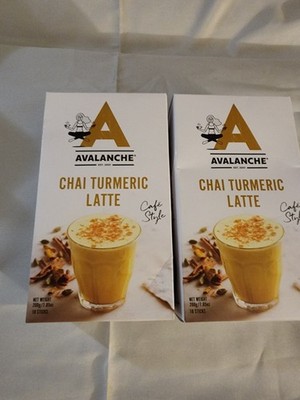 2x Avalanche Chai Turmeric Latte Cafe Style Mix