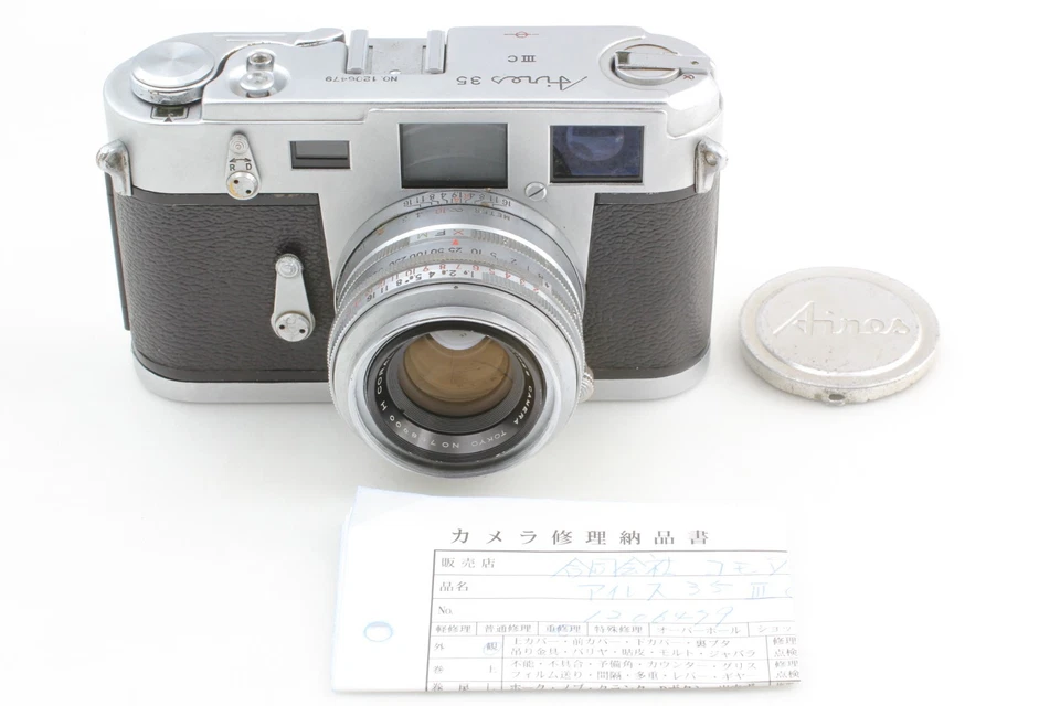 CLA'd [NEAR MINT] Aires 35 IIIC 35mm Rangefinder Camera 45mm f/1.9 From Japan - Image 3 of 4