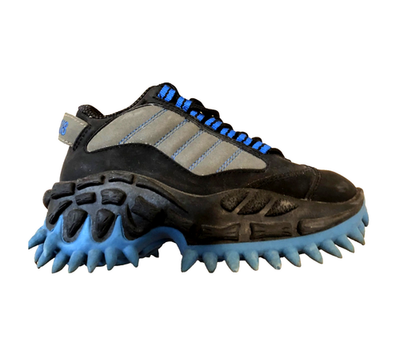 靴 rare  archive hightop sneakers y2k VTG X18 Reykjavik Platform Sneakers Y2K Cyber Goth Spiked Shoes