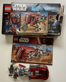 LEGO Star Wars 75099 Rey&rsquo;s Speeder &ndash; Complete w/ Minifigs & Manual & Torn Box