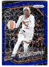2025 Panini Prizm WNBA Kahleah Copper #62 Blue Velocity Prizm