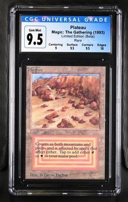 Plateau (CGC GEM MINT 9.5 - POP 1 of 5) - MTG Limited Edition: Beta - RareCo