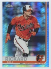 2019 TOPPS CHROME #60 JOEY RICKARD PRISM REFRACTOR BALTIMORE ORIOLES