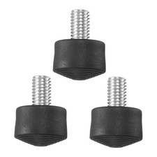Rubber Foot Spike, 3 Pcs Anti-Slip M8 Thread Tripod Foot Spikes 28x21mm