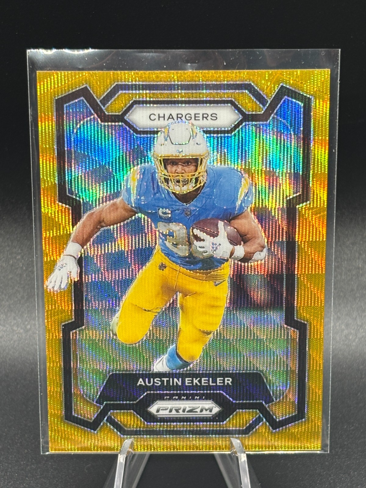 2023 Panini Prizm Austin Ekeler Gold Wave 1/10 SSP🔥
