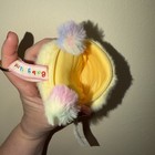 BABY THREE storage pouch yellow AIR PODS CASE Plush Pendant Blind Figure SO CUTE — photo 4