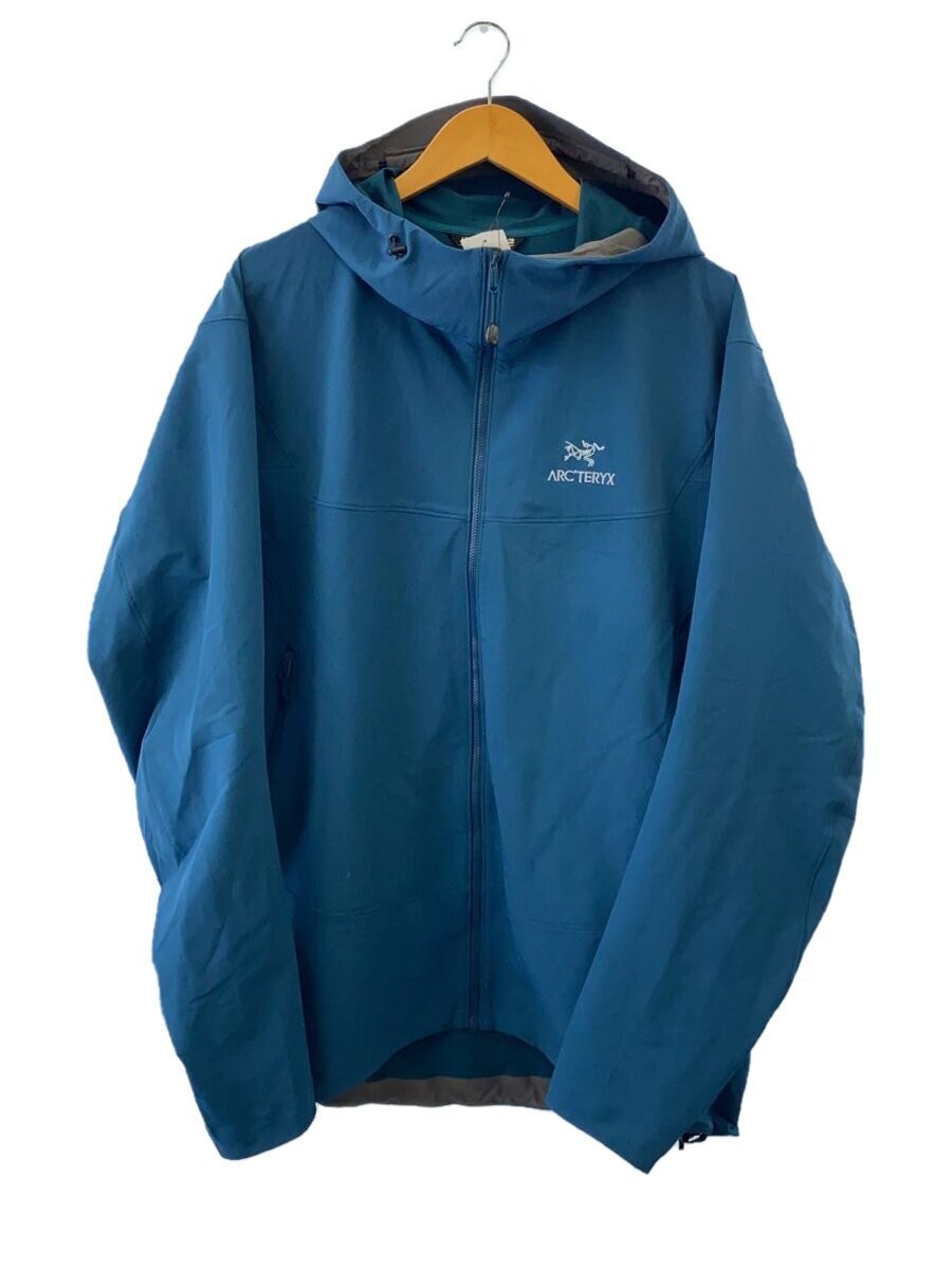 Arc'teryx Gamma LT Giacca Nylon XL Blu Leggera con Cappuccio #EG CZA