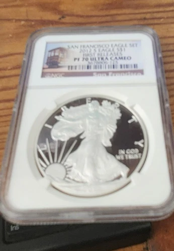 2012 s proof American Silver Eagle Dollar NGC PF 70 Ultra Cameo First Releases