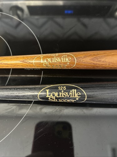 Louisville Slugger 125 Mini FBI Don't Strike Out On Violence And Drugs!! 2 Bats! - Picture 2 of 8