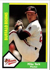 1990 CMC Buffalo Bisons Mike York #11 Buffalo Bisons Baseball Card