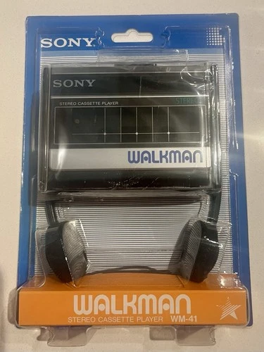 Sony Walkman AM/FM Radio Cassette Tape Player Vintage NOS