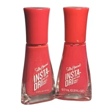 Sally Hansen Insta-Dri Nail Polish #333 Peachy Breeze 0.31 oz 2 Pack