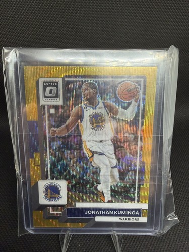 2022-23 Panini Donruss Optic - Jonathan Kuminga Gold Prizm /10 #102