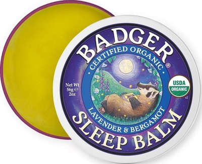 2 Pack Badger Sleep Balm Tin, Lavender & Bergamot, 2 oz