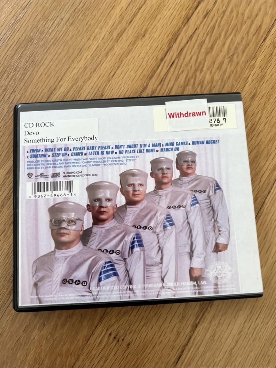 Devo ‎Something For Everybody CD, Ex Library Copy | eBay