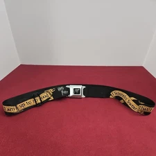 Buckle Down Harry Potter “Up To No Good” Adjustable Black Belt One Size