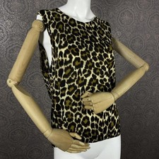 Women J. Crew Vest Brown Wool 40 / L / 48