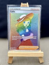 Pokemon TCG: Lady 208/196 Rainbow Rare SR SWSH Lost Origin Full Art Holo NM  on eBay