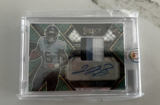 2022 Panini Select Treylon Burks Rookie Auto Patch Prizm 1/5 Titans NFL