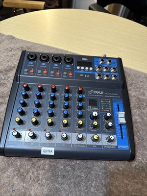 Pyle Professional Audio Mixer Sound Board Console - Desk System Interface