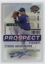 2024 Panini Prospect Edition Silver Prizm Signatures Tyson Neighbors Auto 0u66