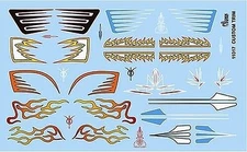 Gofer-Racing Custom Car Trim - Plastic Model Vehicle Decal - 1/24 Scale - #11017