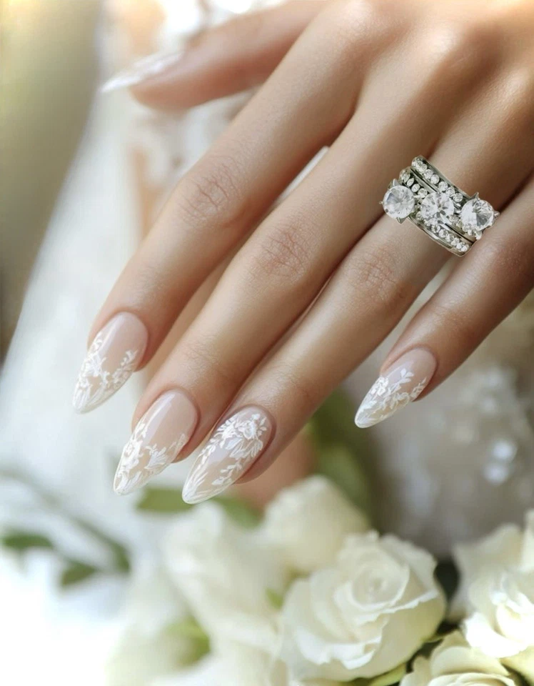 De Colección Retro Eternidad Blanco Circonita cúbica Plateada Alianza de Boda Talla 8 Trío Anillo Conjunto COMODIDAD Foto 2 de 4