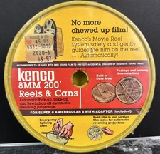 Vintage Kenco 8MM 200  Reel Film Case Factory Sealed