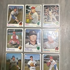 Topps 1973 Topps Baseball Card Lot (314 cards no duplicates)