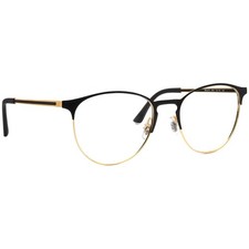 Ray-Ban Eyeglasses RB 6375 2890 Black/Gold Phantos Metal Frame 53 18 145