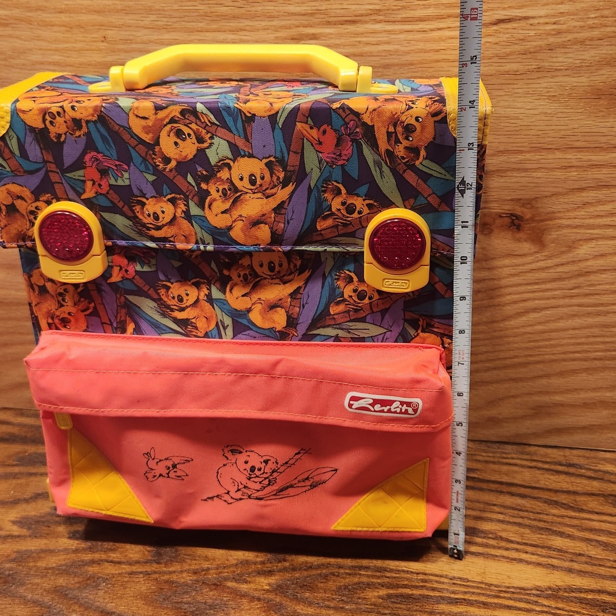 Herlitz Masters Koala Backpack German Vintage 80's 90's Safety