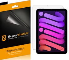 3X Supershieldz Clear Screen Protector Saver for Apple iPad Mini 6/ 7 2021 