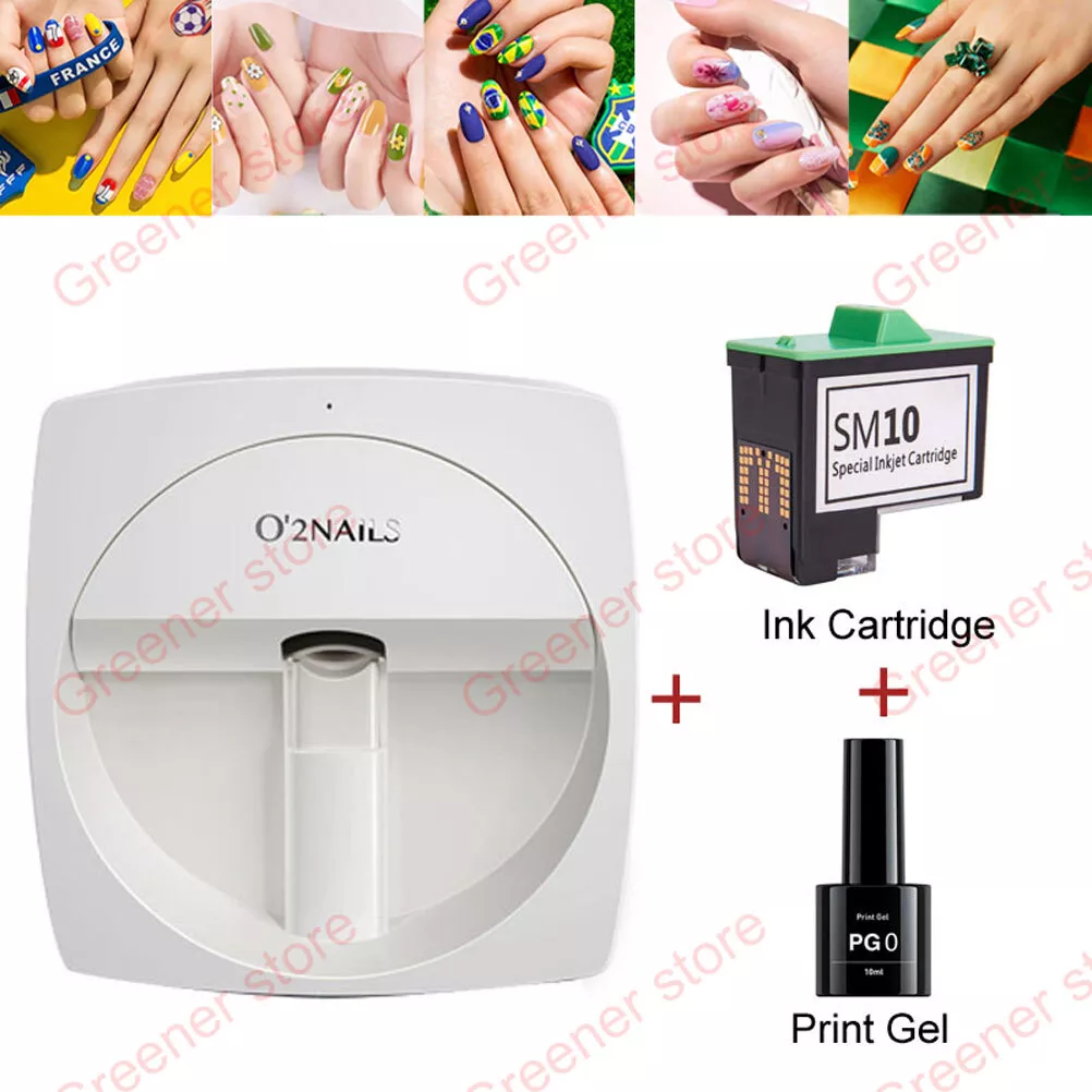 skyde aflevere Hensigt O2NAILS 3D Professional Nail Printer Mobile App Nail Art Machine Salon Home  DIY | eBay