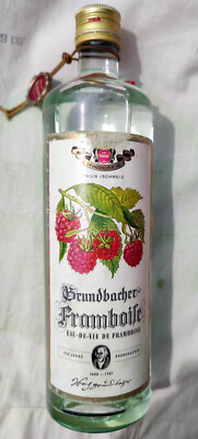 1	Fl. 	0,70 Ltr. 	Eau de Vie Framboise  Grundbacher