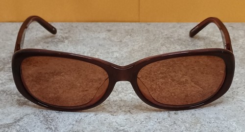 Ellen Tracy Celestial Sunglasses Brown Rectangle Gradient Lenses Unisex Adult