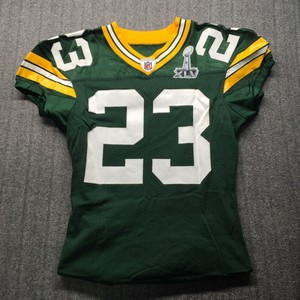 Dimitri Nance Juego De Super Bowl Xlv Emitido Firmado Jersey 45 Green Bay Packers Certificado De Autenticidad Ebay