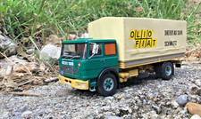 Camion D'Epoca Die cast 1/43 Modellino Camion Truck OM 190 Olio Fiat 1971