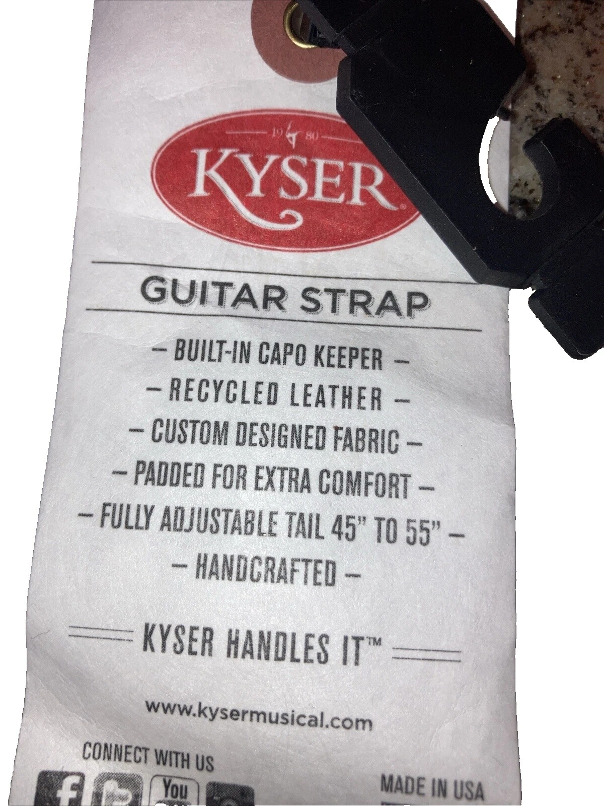 Correas de guitarra KYSER