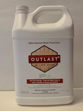Q8 Log Oil Dark Brown Wood Preservative for Decks & Log Homes - 1 Gallon