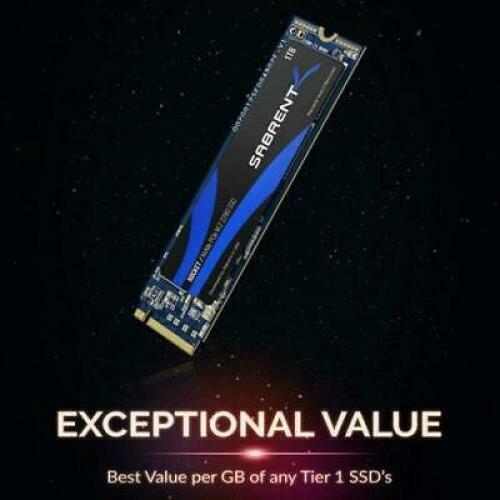 Sabrent 1TB Rocket NVMe PCIe M.2 2280 Internal SSD High
