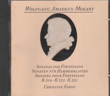 Wolfgang Amadeus Mozart  ♪ Sonaten für Hammerklavier K309, K332, K331 • CD