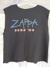 Vintage Frank Zappa 1984 X Large Concert T Shirt Sleeveless Mt. Airy Knitwear
