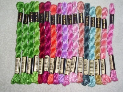 Perlgarn Anchor Stärke 3, 1x 24 Stränge Perlgarn 3 , 100% Baumwolle