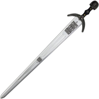 Art Gladius Cinquedea Sword 31.5'' Stainless Steel Blade Black Pakkawood Handle