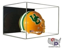 ACRYLIC WALL MOUNT MINI HELMET DISPLAY CASE UV HOLDER NFL NCAA Football A