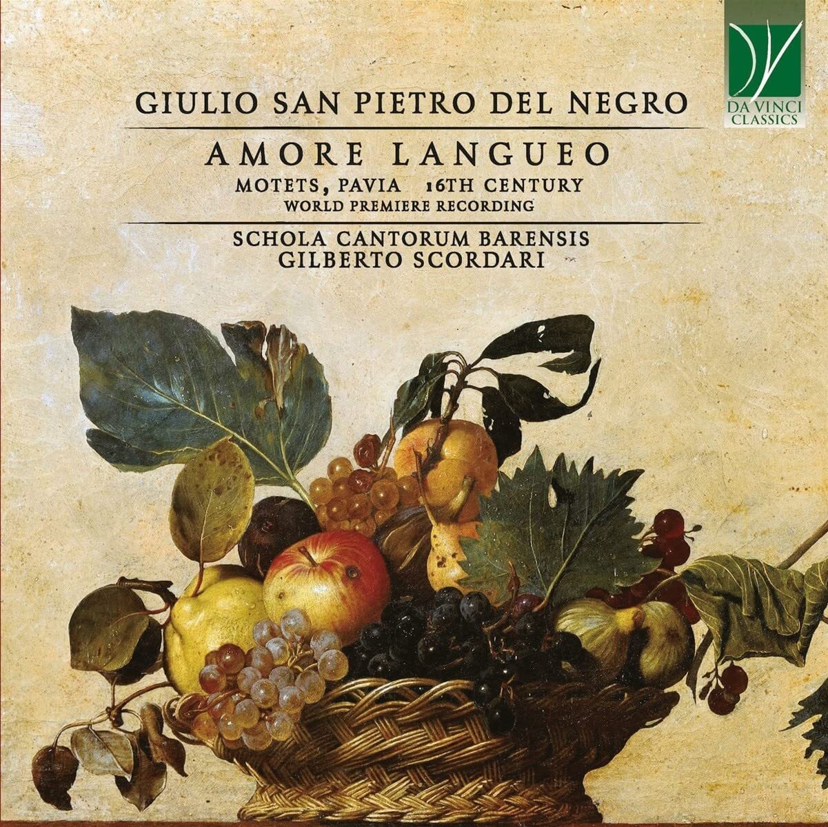 Schola Cantorum Barensis / Scordari Gilberto - Giulio San Pietro Del Negro: A...