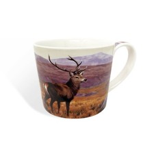 Highland Stag China Mug | Julian Friers, Bone China, Red Deer Gift