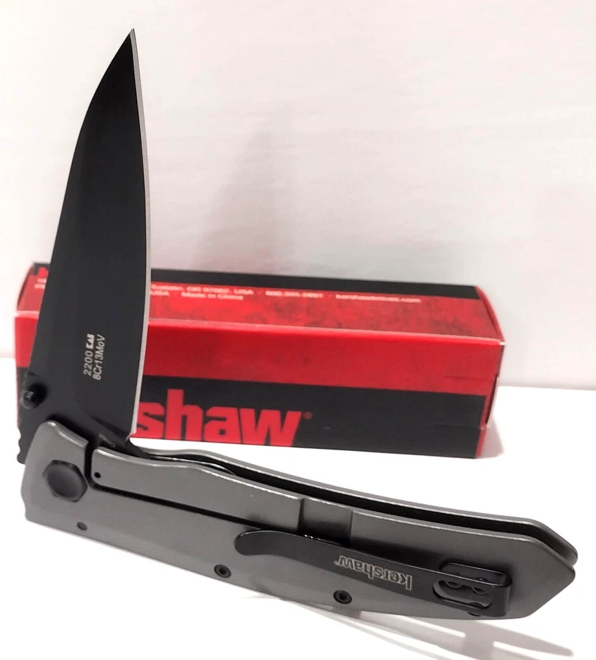 Cuchillo de Bolsillo Plegable Asistido KERSHAW KS2200 REJILLA Táctico Abierto por Resorte EDC Foto 2 de 4
