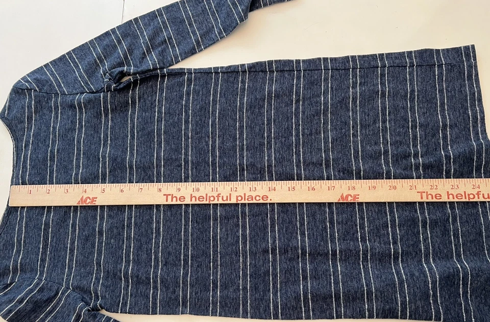 Vestido a rayas manga larga para niñas Roxy talla 8 Foto 4 de 4